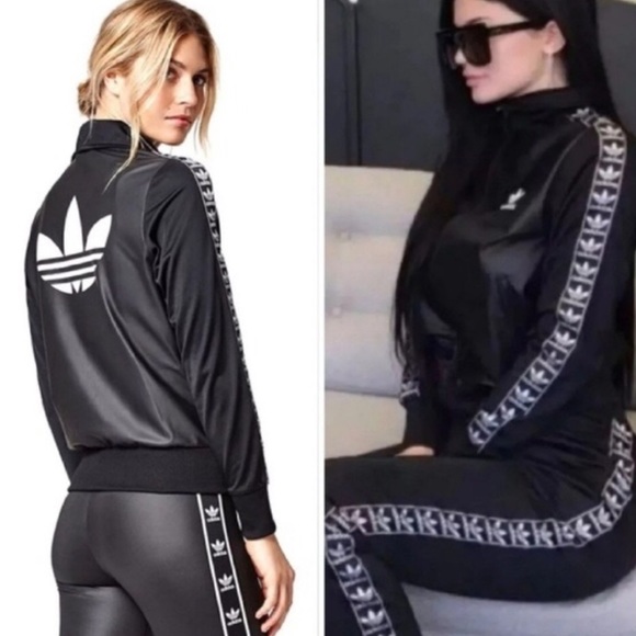 adidas tape jacket